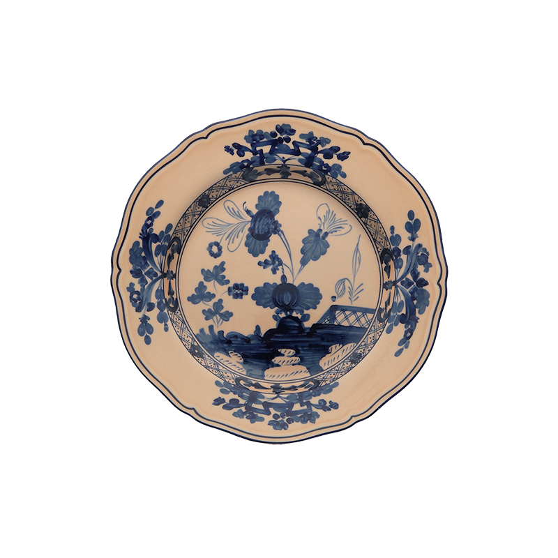 Piatto piano Ginori 1735 Oriente Italiano Cipria cm 26,5