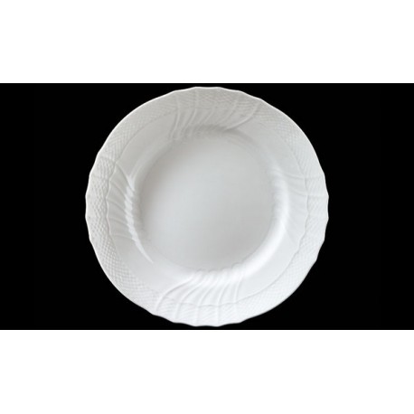Piatto piano Vecchio Ginori Bianco Ginori 1735 cm 21,5