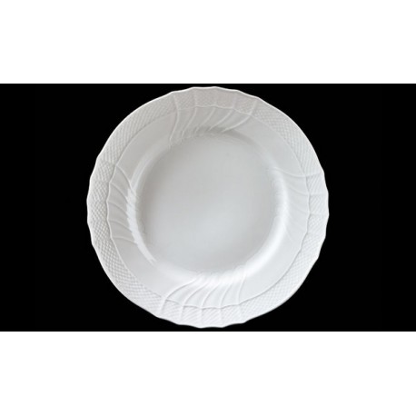 Piatto piano Vecchio Ginori Bianco Ginori 1735 cm 26
