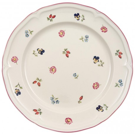 Piatto piano Villeroy & boch Petite fleur in porcellana cm 26