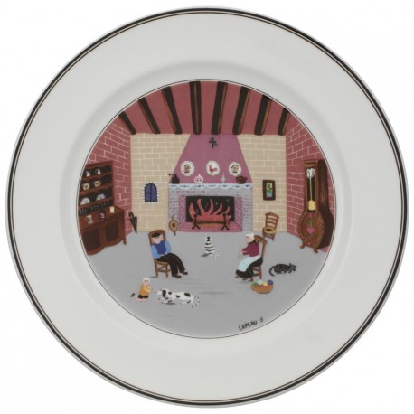 Piatto piano Villeroy & boch piano Design Naif cm 27