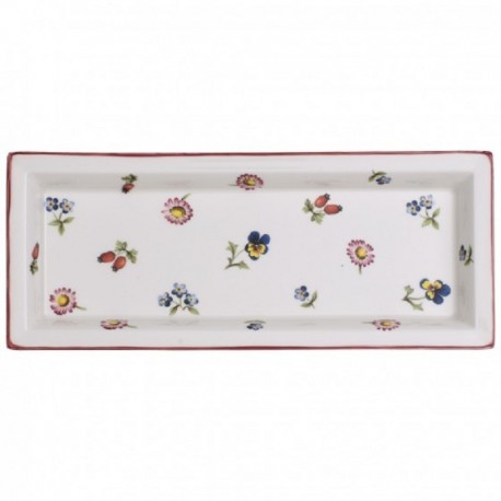 Piatto rettangolare Villeroy & boch Petite Fleur cm 23