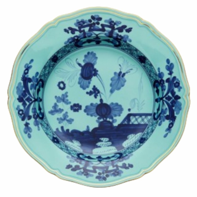 Piatto segnaposto Ginori 1735 Oriente Italiano iris cm 31