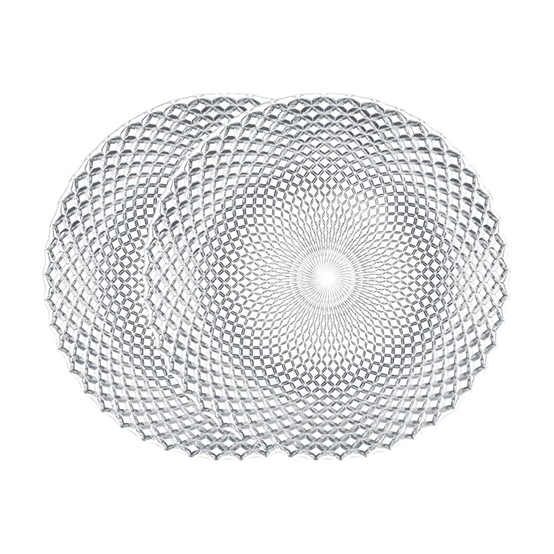 Set 2 piatti segnaposto in vetro Nachtmann Rumba cm 33