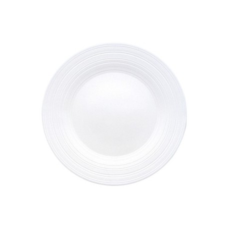 Piatto tondo Jasper Conran White Embossed Wedgwood cm 33