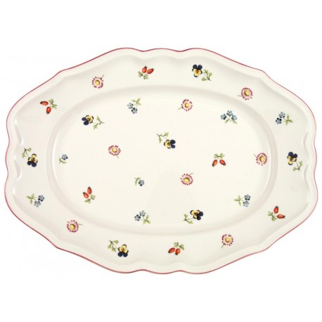 Piatto Villeroy & boch ovale in porcellana Petite Fleur
