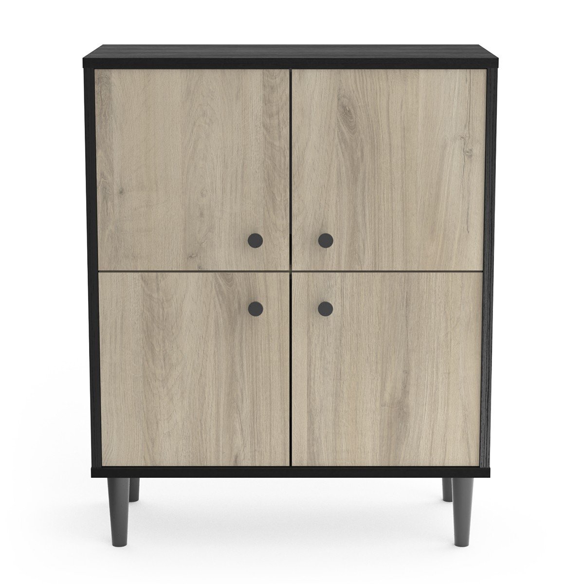 Piccola credenza a 4 ante L 61 cm