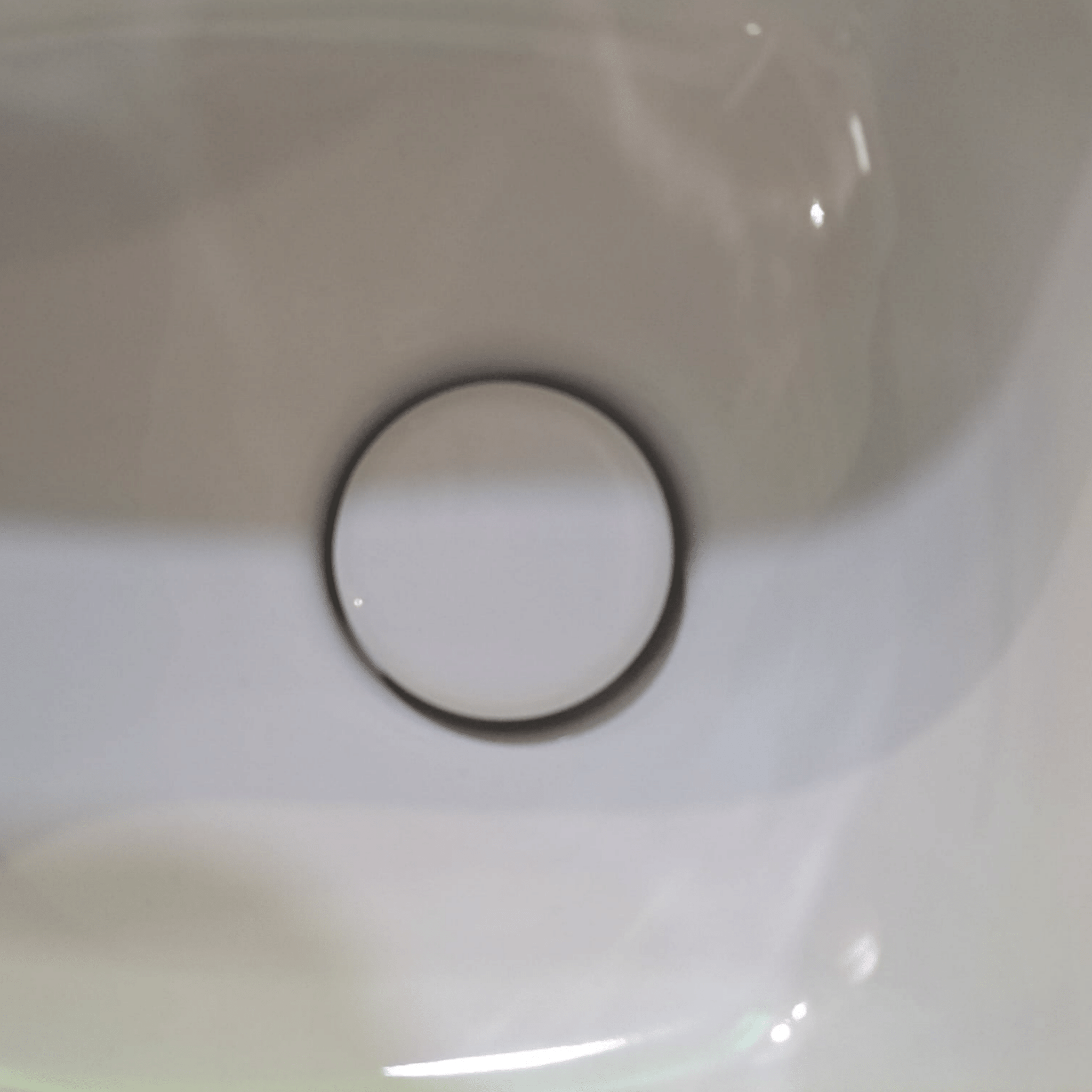 Piletta Click-Clack Per Bidet Azzurra Ceramica Bianco Lucido