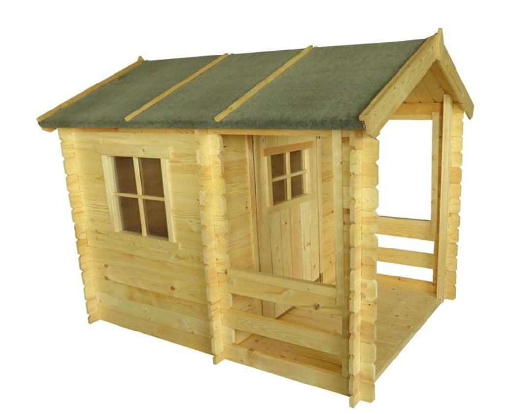 Casetta da giardino per bambini per bambini "Lucky Park" - 1,75 x 1,30 m, spessore 19 mm