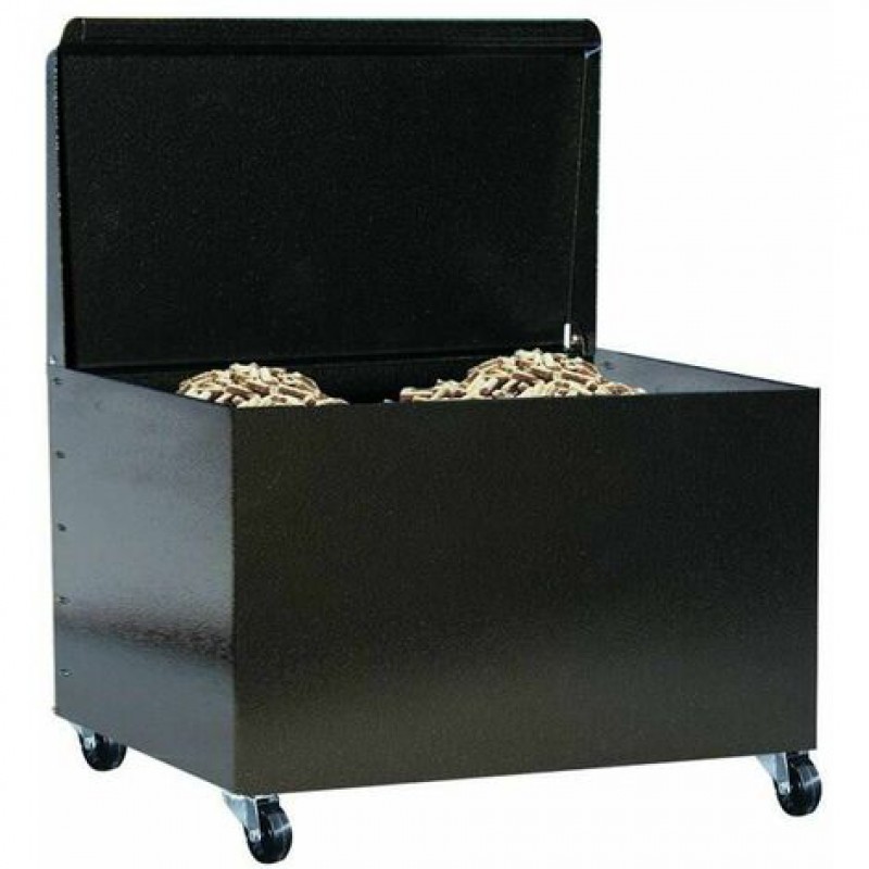 PORTA PELLET IN FERRO BATTUTO 609 50X43X55HCM