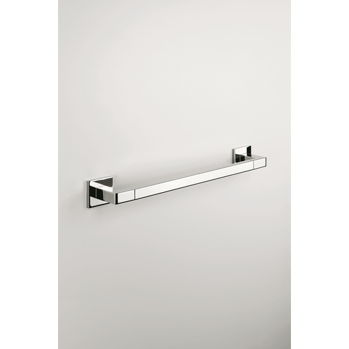 Porta salviette da muro cromato squadrato 39,5 cm - Basic, Colombo Design