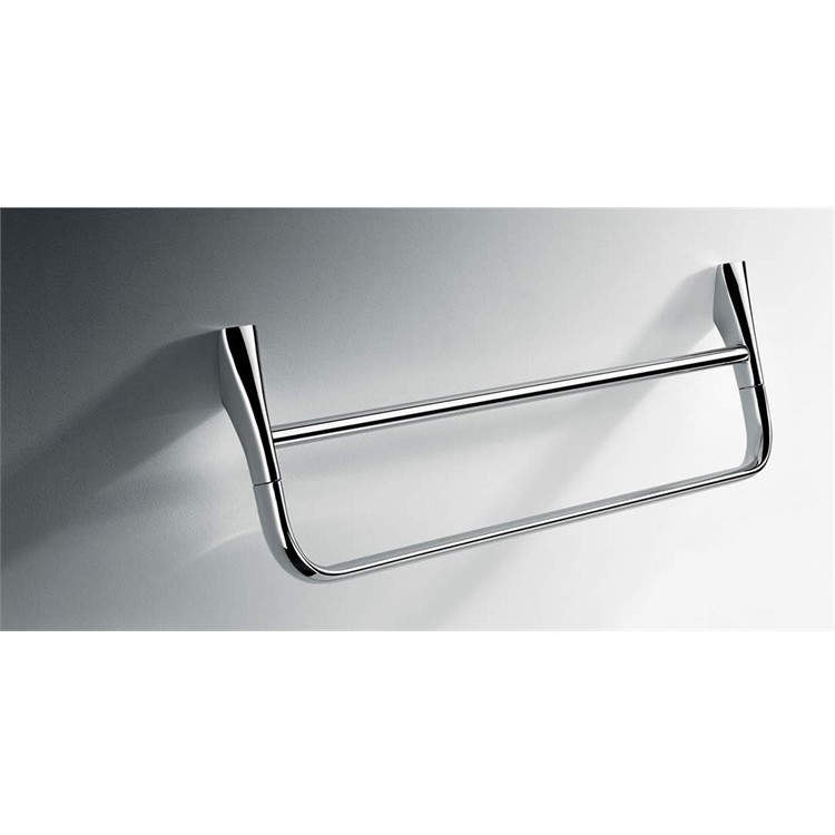 Porta salviette doppio da muro cromato - Land, Colombo Design