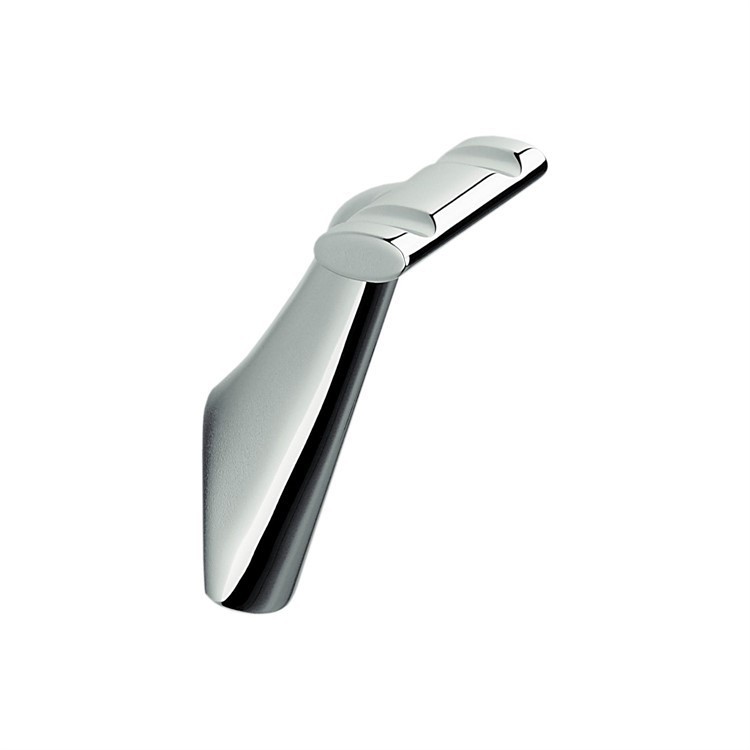 Portabito cromato da muro elegante - Land, Colombo Design