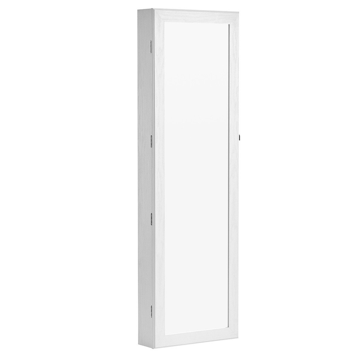 Portagioie chiudibile a chiave per porte con specchio - H120 cm