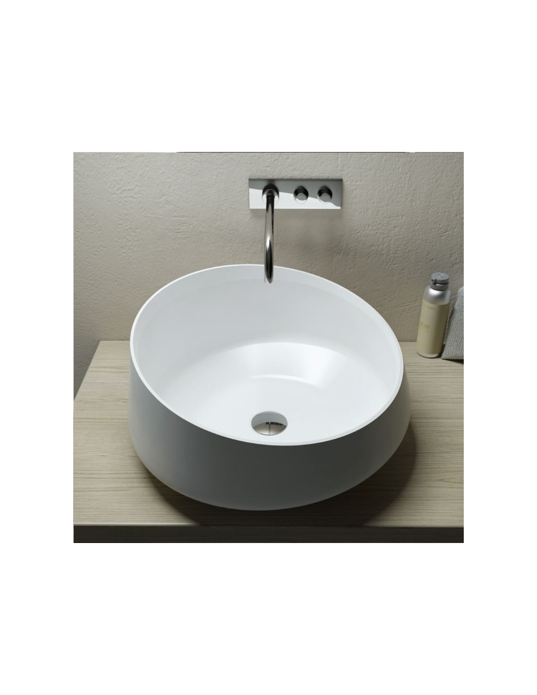Relax design - Lavabo da appoggio marechiaro in solid surface 60*42