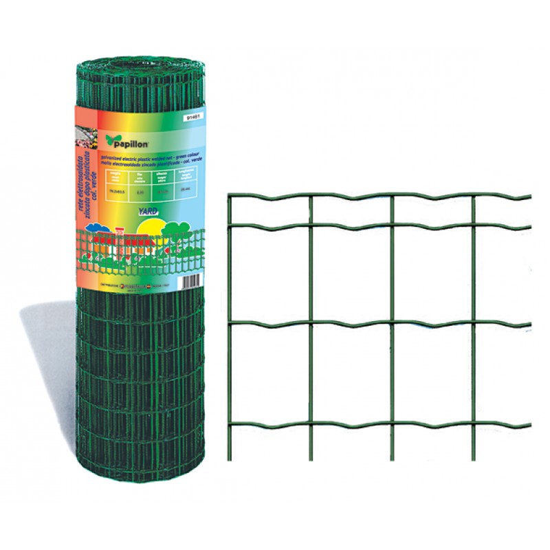 RETE PAPILLON YARD 76X63MM H100CM 25MT PLASTICATA SGS