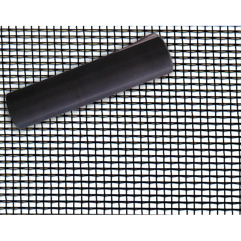 RETE ZANZARIERA PHIFER ALLUMINIO BLACK 18X16 CM 80 H MT 30