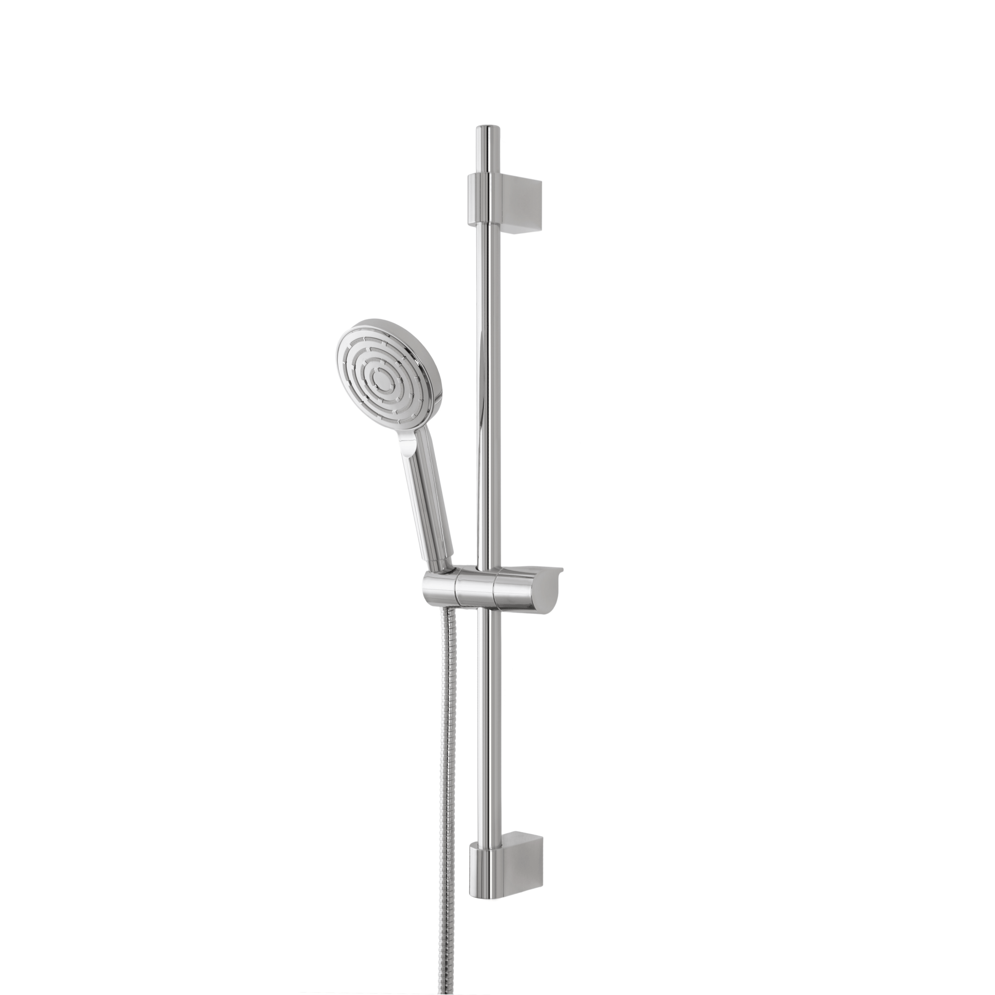 Saliscendi Doccia Tondo Regolabile 70 Cm Feridras "Hidra Style" Cromo Lucido