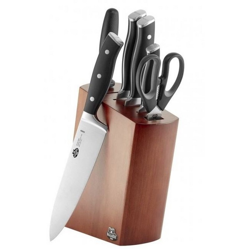 SAVUTO CEPPO COLTELLI SCURO 7 PZ BALLARINI