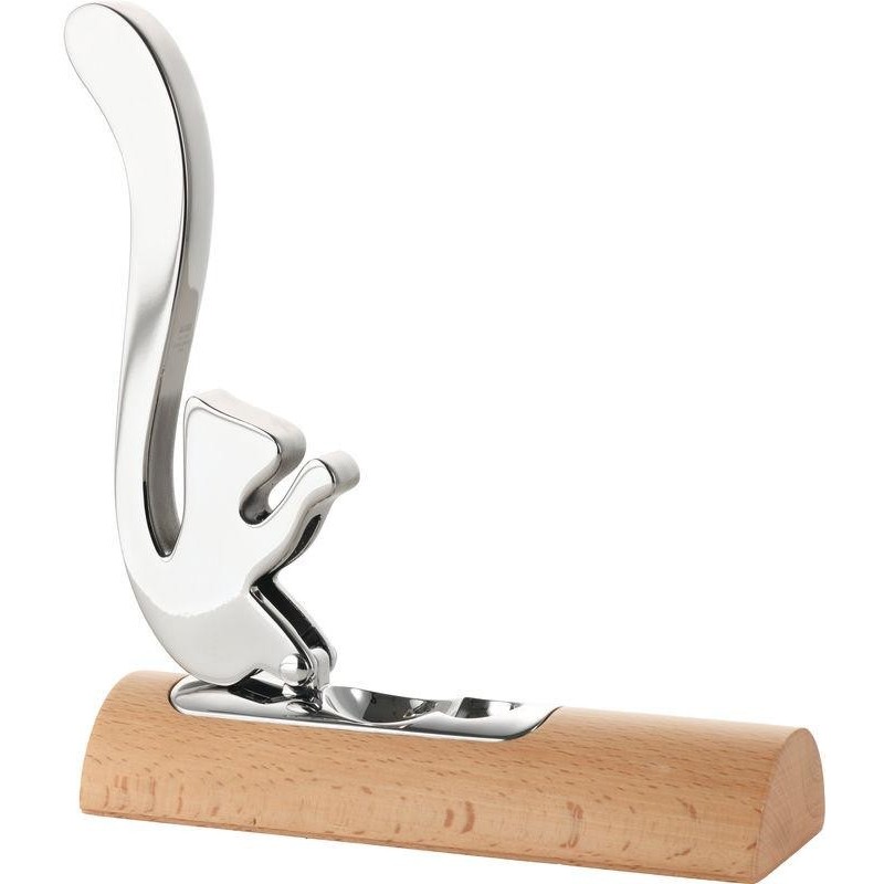 SCOIATTOLO SCHIACCIANOCI IN ACCIAIO INOSSIDABILE E LEGNO ALESSI