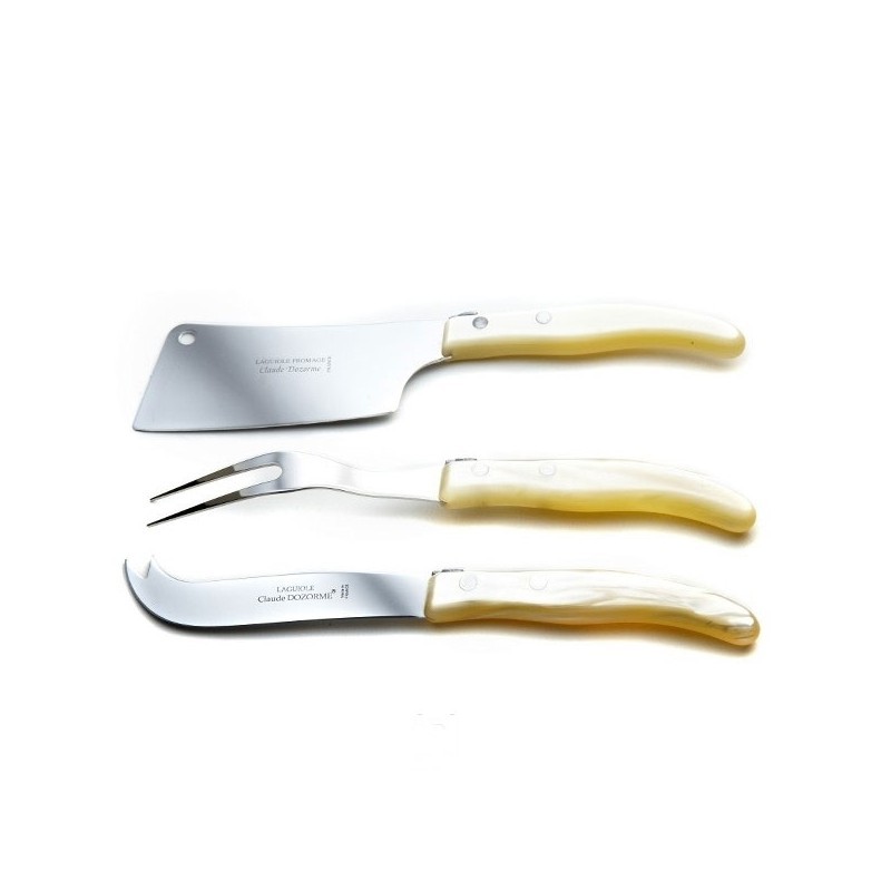 Servizio da formaggio Laguiole Claude Dozorme 3 pezzi