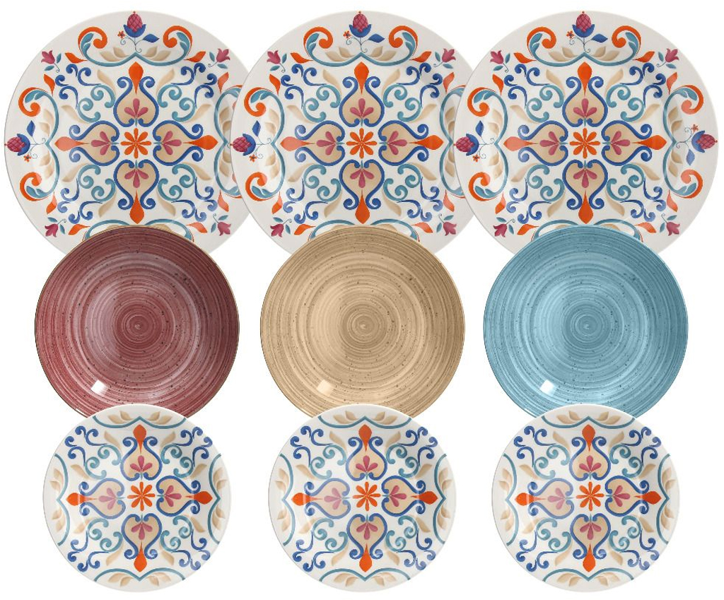 Servizio piatti 18 pezzi Sofil