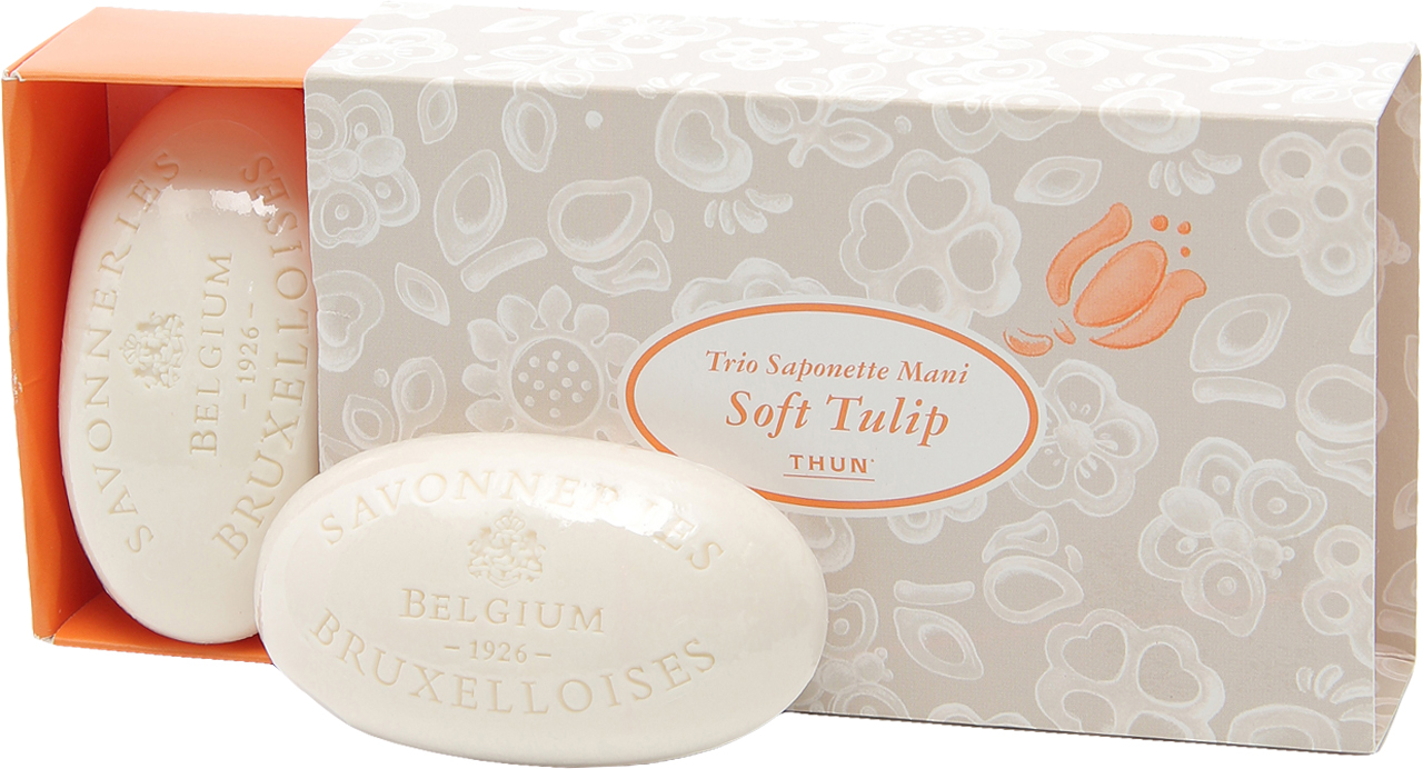 Set 3 saponi allover tulip