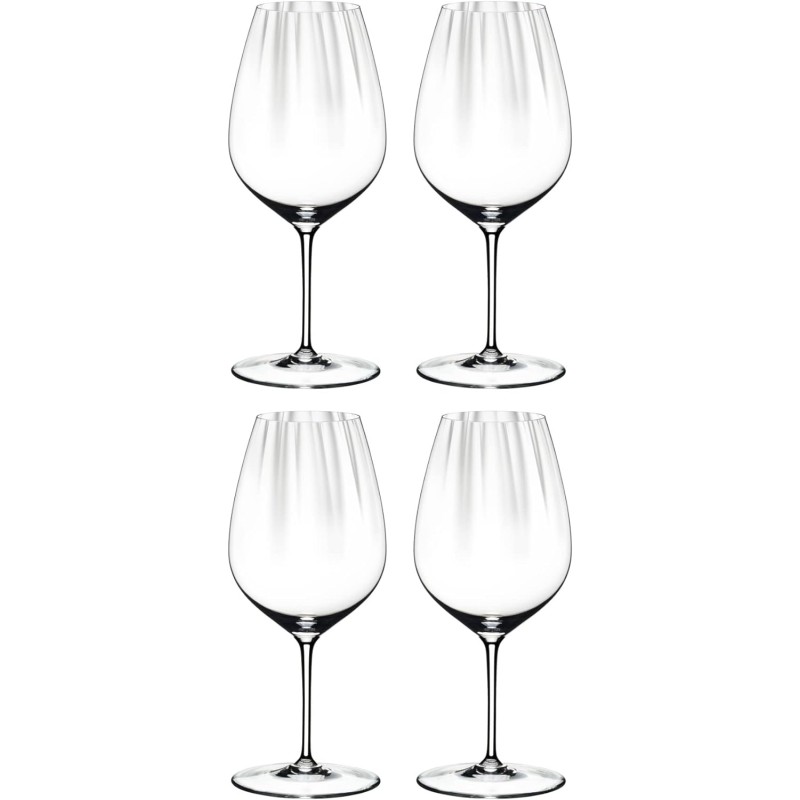 Set 4 calici Riedel Performance cabernet in cristallo ottico
