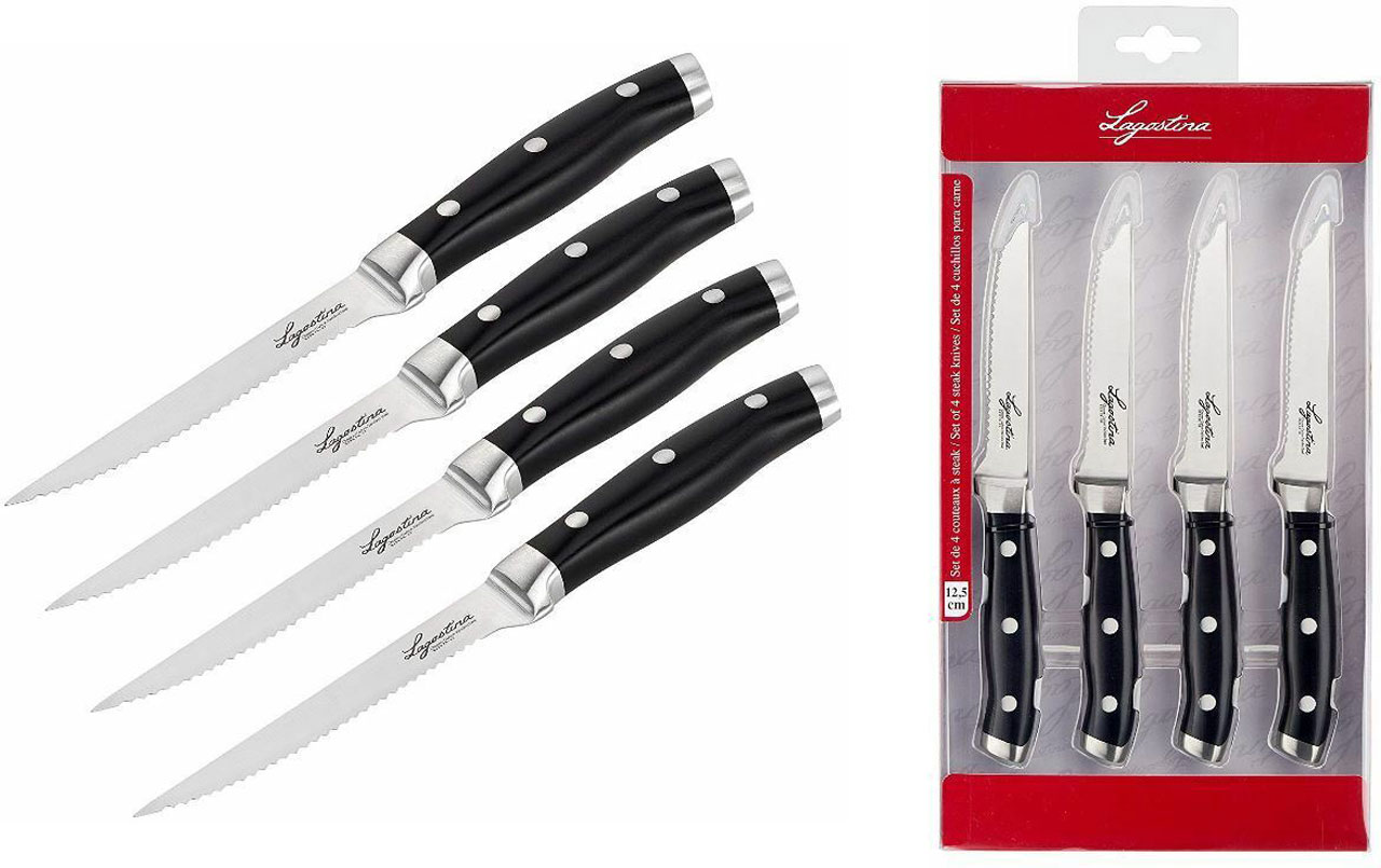 Set 4 coltelli da bistecca