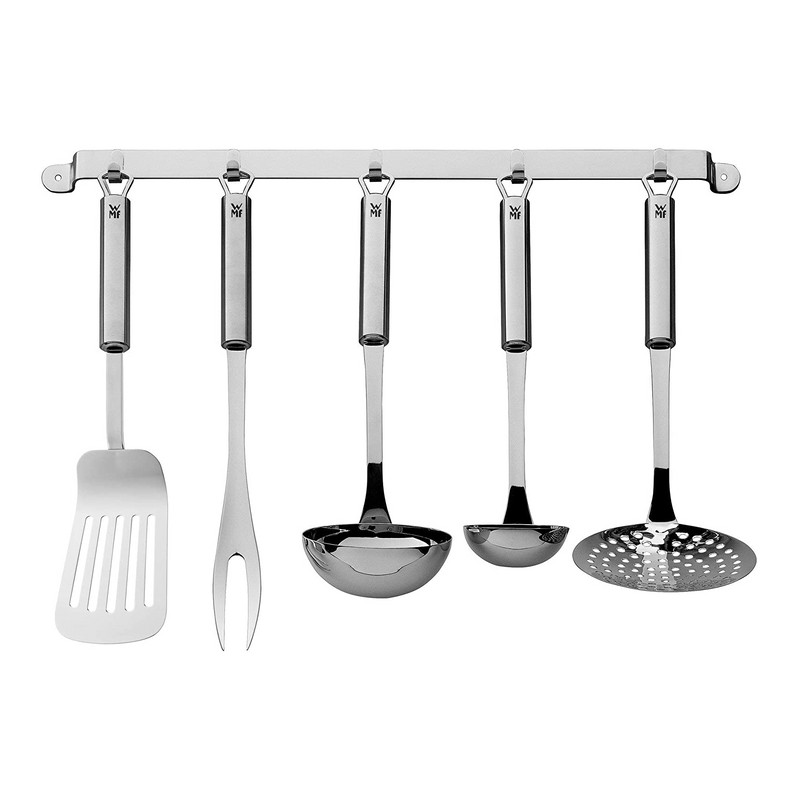 SET 5 MESTOLI PROFI PLUS IN ACCIAIO CON BARRA WMF