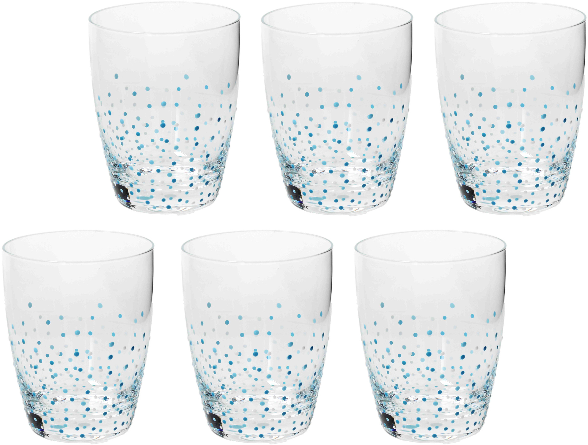 Set 6 bicchieri Agatha Turchese