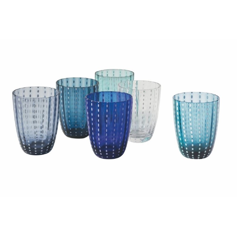 Set 6 bicchieri colorati ocean Villa d'Este Home Tivoli