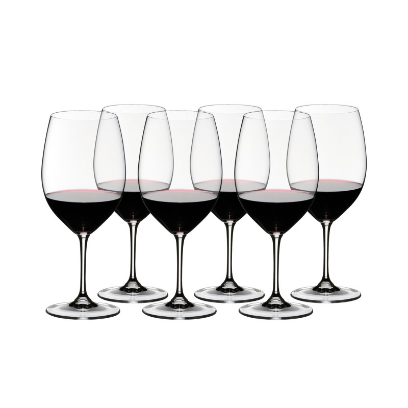 Set 6 calici RIEDEL VINUM CABERNET SAUVIGNON MERLOT BORDEAUX