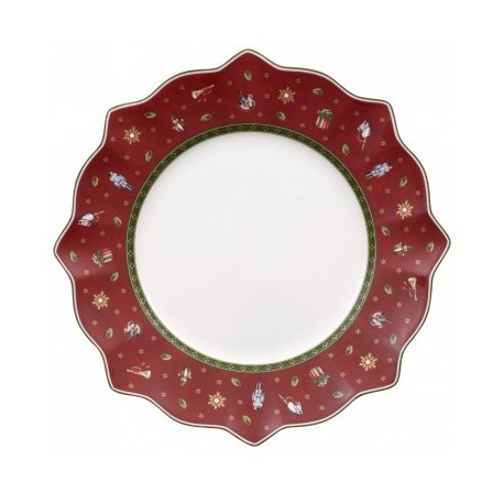 Set 6 piatti piani rosso toy's delight Villeroy & Boch cm 29