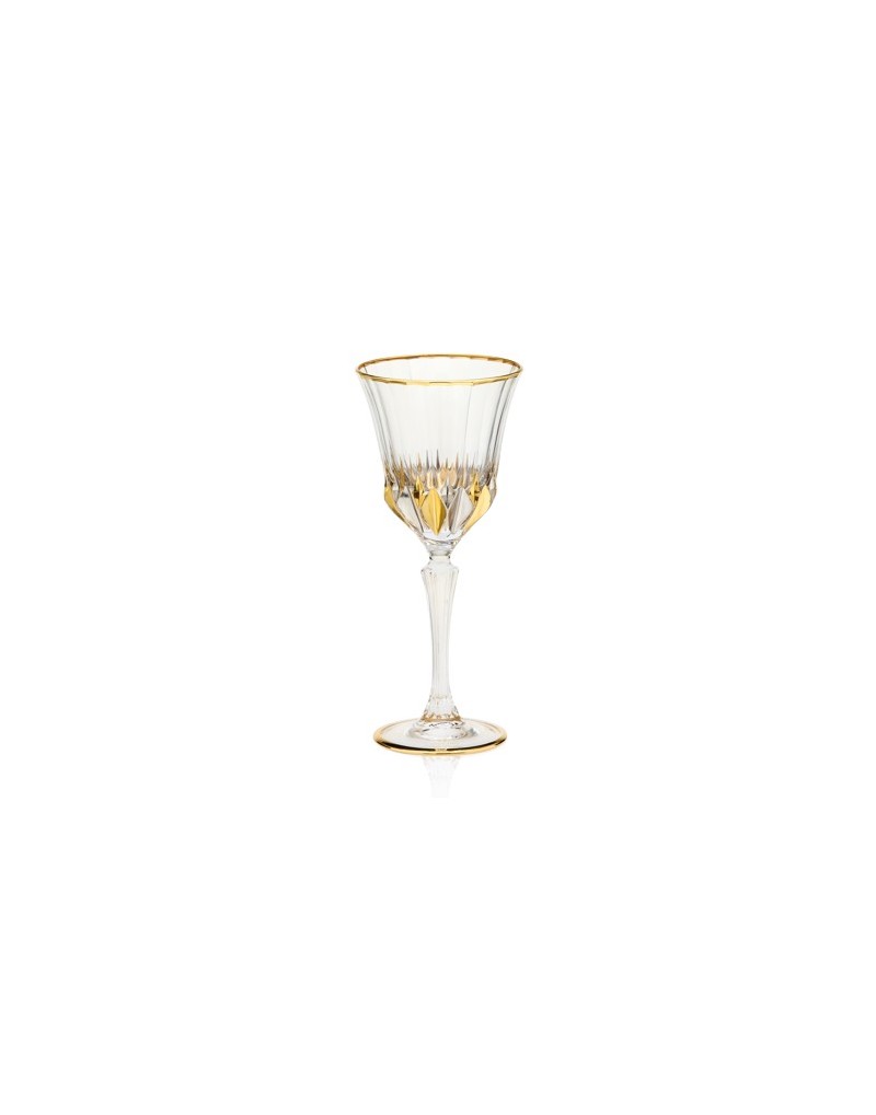 Set calice acqua 6 pezzi Adagio oro Zecchin Venezia