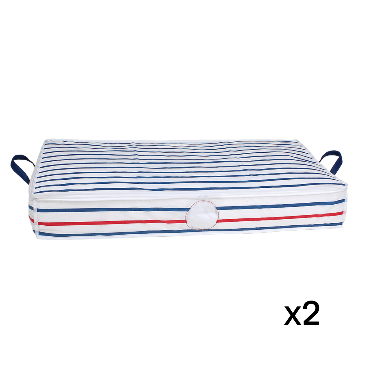 Set di 2 coperture a righe sotto il letto - 69L