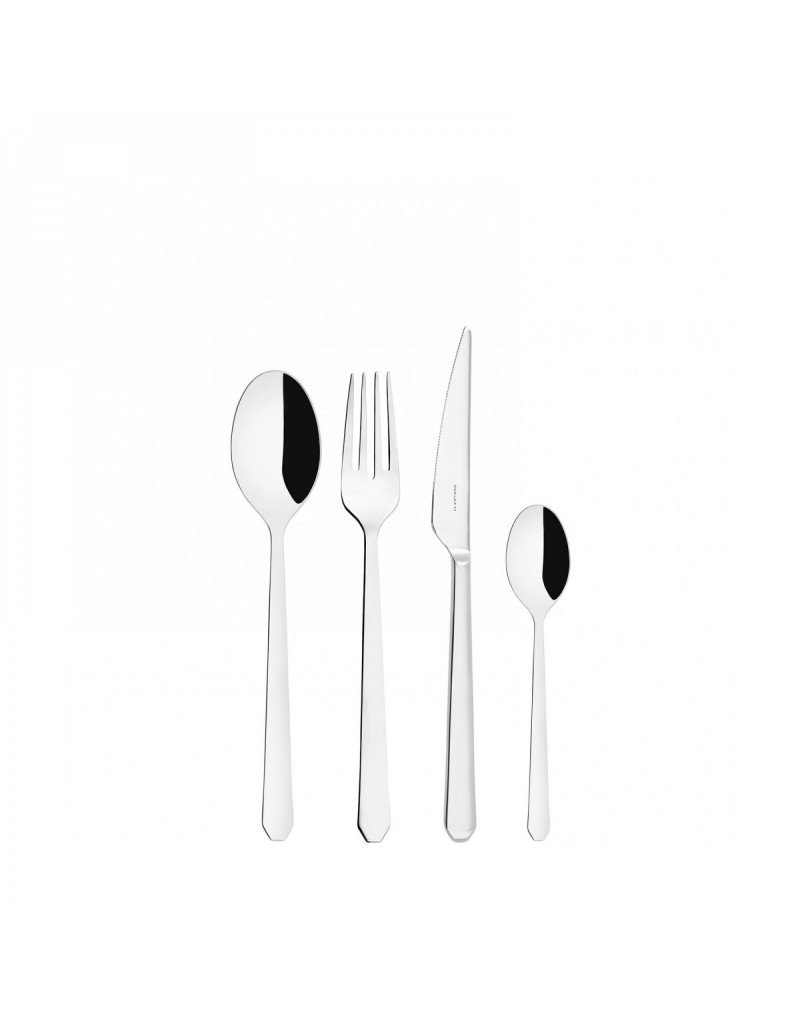 Set posate tavola 24 pezzi Ottagonale Bugatti