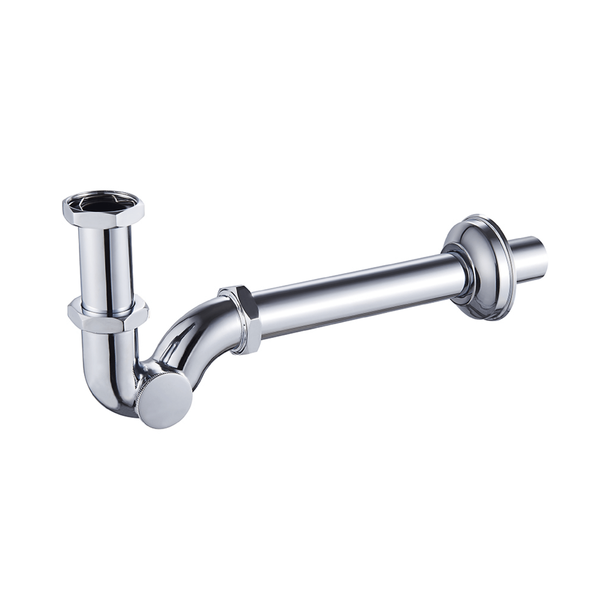 Sifone Ispezionabile Per Bidet Con Attacco Universale Feridras "Hidra" Cromo Lucido