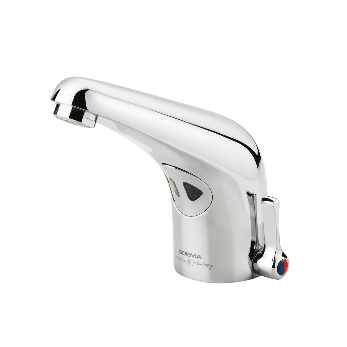 Rubinettero Elettronico Fotocellula a Batteria Soema "Semplice" Cromo Lucido