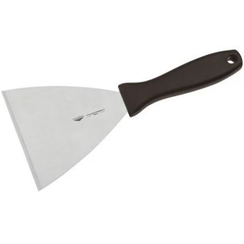 SPATOLA TRIANGOLARE 12X8 CM. INOX SERIE 18500 MANICO PP PADERNO