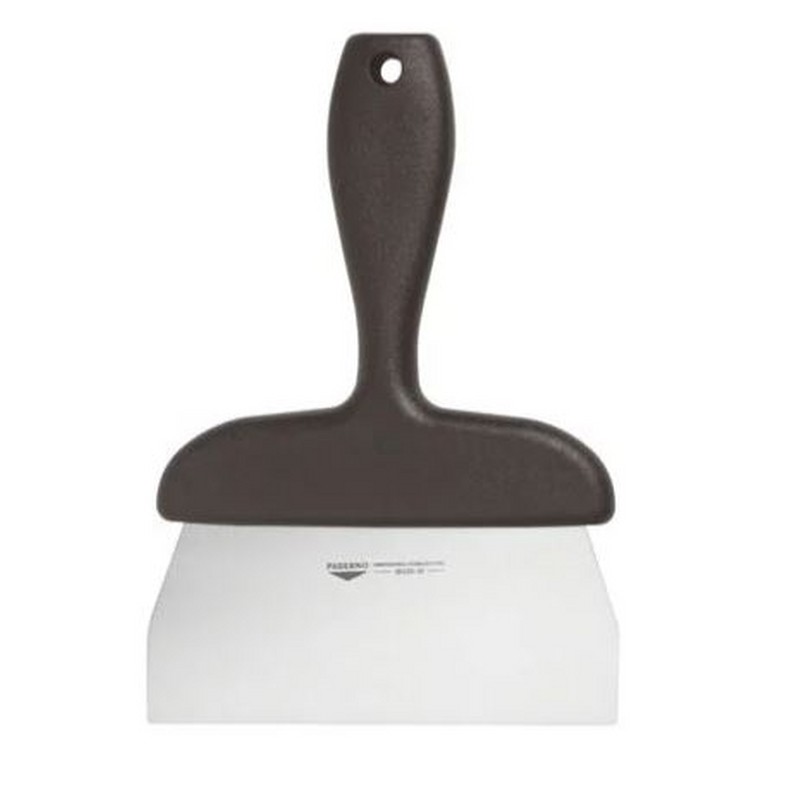 SPATOLA TRIANGOLARE CM 15X6 SERIE 18500 INOX MANICO PP PADERNO