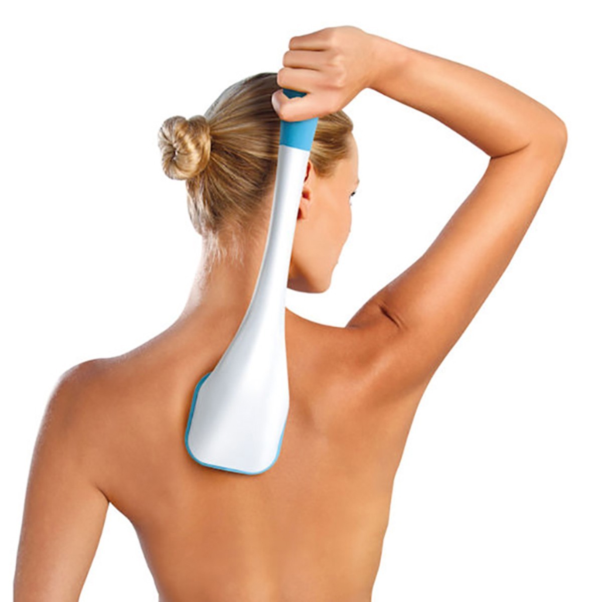 Spazzola per il corpo in silicone con manico lungo