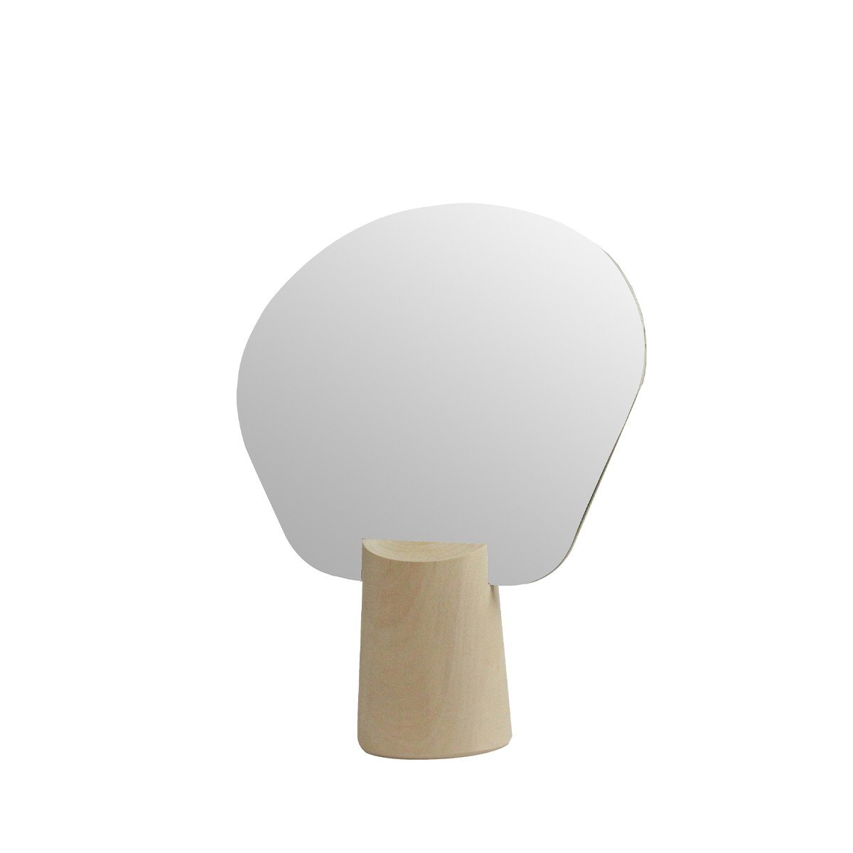 Specchio da terra in legno di tiglio massiccio - L35,5 cm