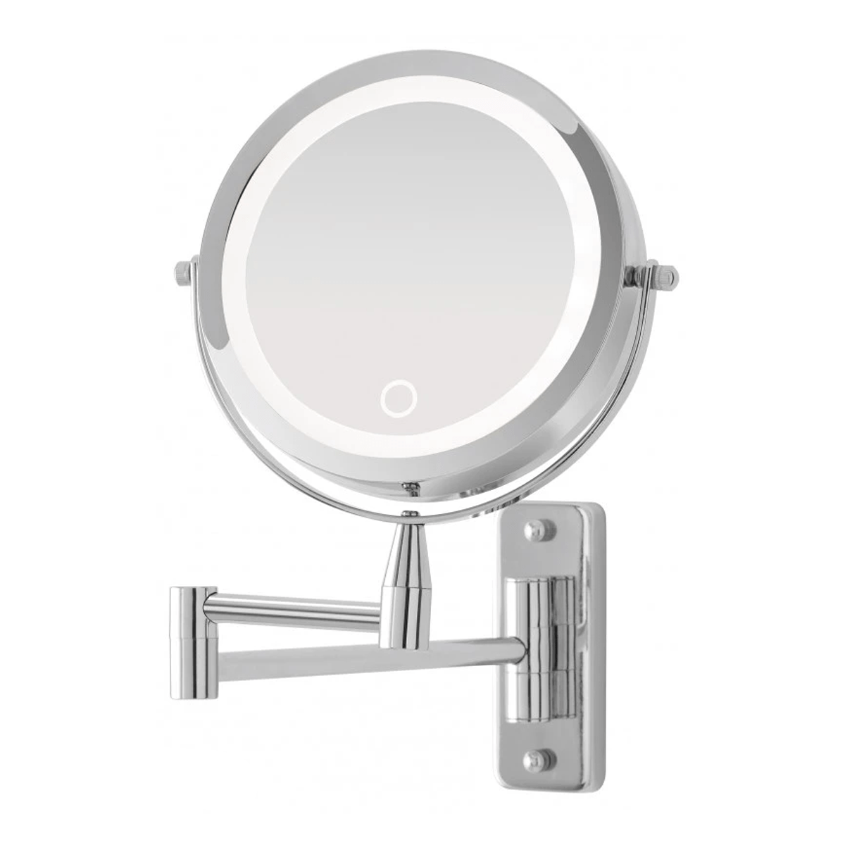 Specchio Da Appoggio Orientabile Con Ingrandimento 1x-3x Feridras Cromo Lucido