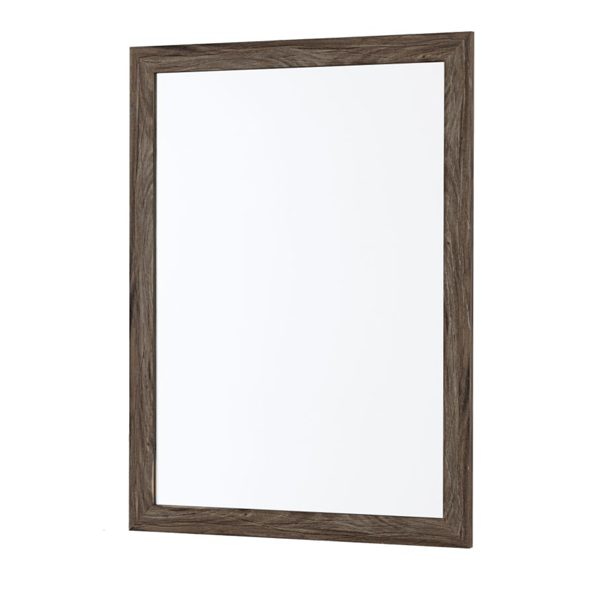 Specchio Rettangolare 60x80 Feridras "Wood" Effetto Legno Marrone