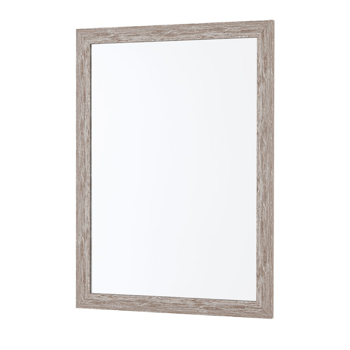 Specchio Rettangolare 50x60 Feridras "Wood" Effetto Legno Beige