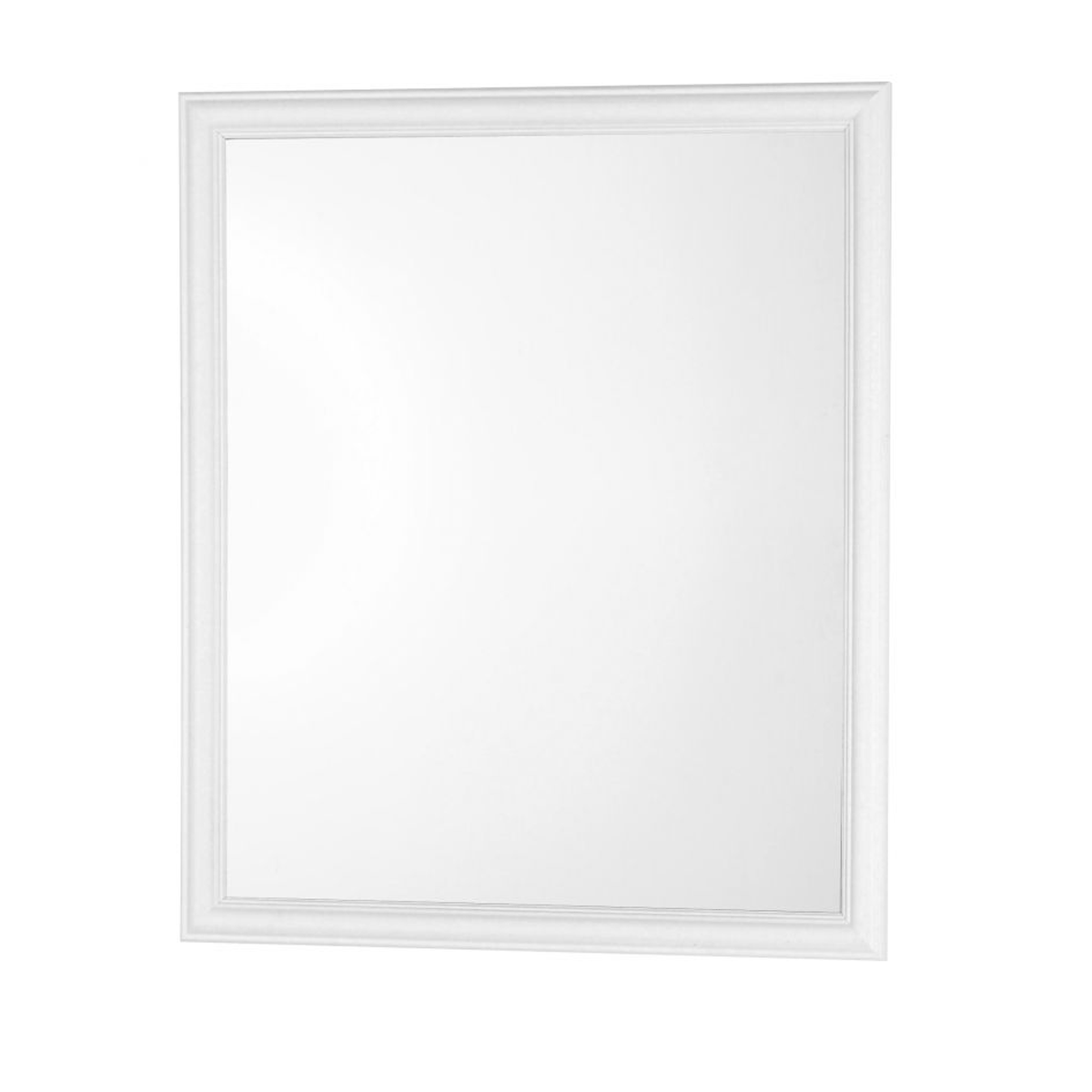 Specchio Rettangolare Con Cornice 50x60 Feridras "White" Bianco