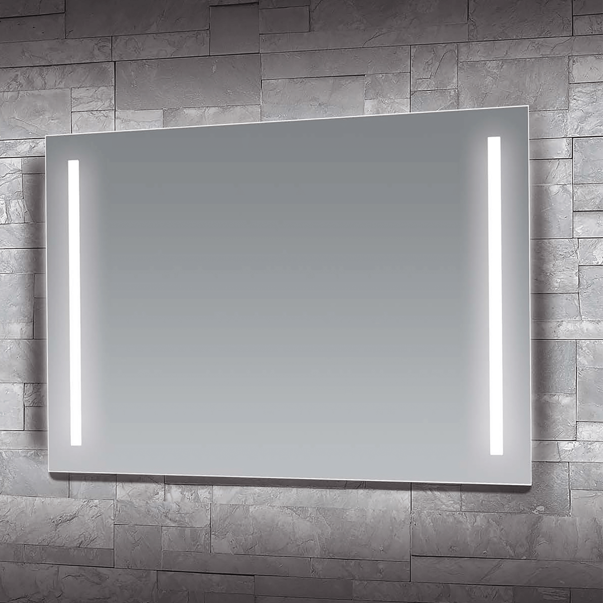 Specchio Rettangolare 70x105 Cm Con Barra Led Feridras "Gemini"