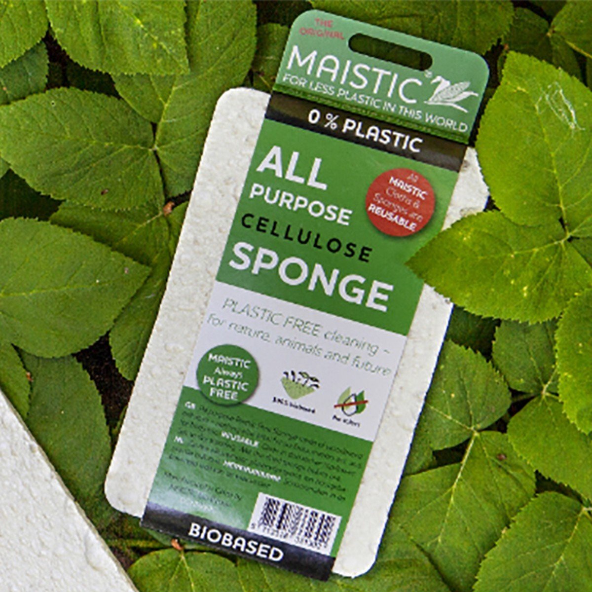 Spugna multifunzione in cellulosa di legno