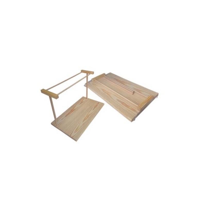 TAGLIERE ANTIPASTI CON APPENDI AFFETTATI MONTATO 40X23X(H)35 CM. PANETTA